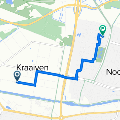 Ledeboerstraat 47, Tilburg to Rossinistraat 122, Tilburg