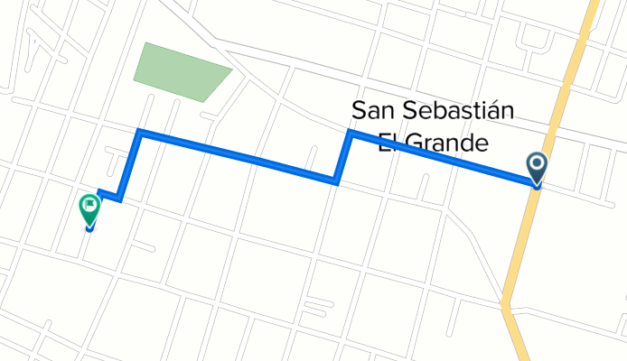 Calle Juárez Ote 47, Tlajomulco de Zúñiga a Andador Felicitas Rico B. S 11, Tlajomulco de Zúñiga