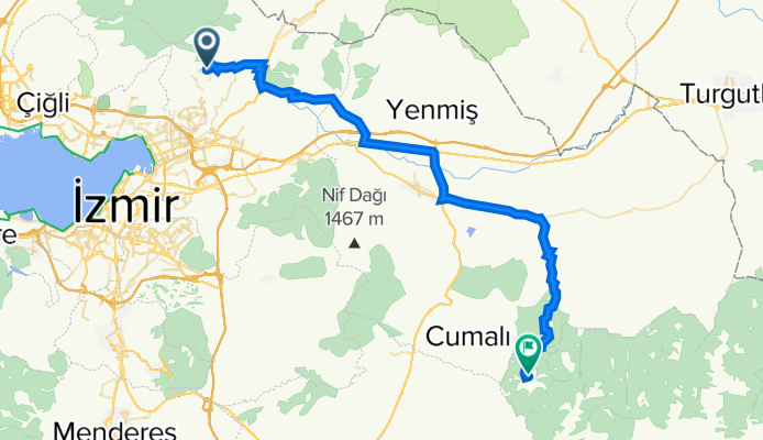 Sedir Sokak 6 to Çınardibi Çınar Küme Evleri 103