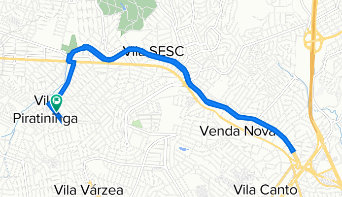 Rua Araçatuba, 140, Belo Horizonte a Rua Araçatuba, 240, Belo Horizonte