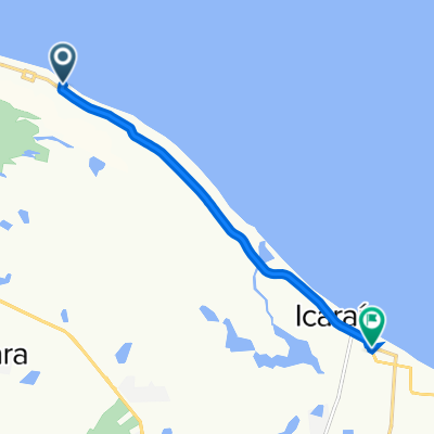 De Rua Caminho das Dunas 54 a Rua Lauro Réis 256