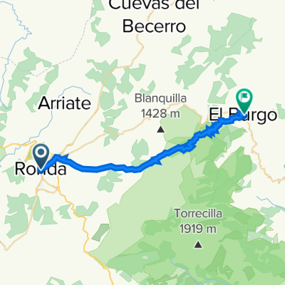 Malaga; Stage 3:Ronda - El Burgo