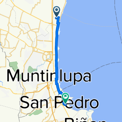 Route from Tindalo, Muntinlupa City