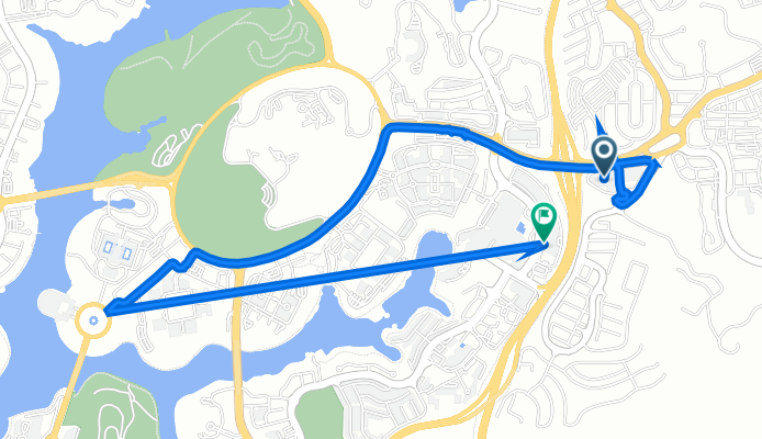 Jalan P15 H 1, Putrajaya to Alamanda Shopping Center (Utara), Jalan Alamanda, Putrajaya