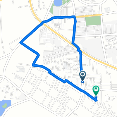 my cycle route