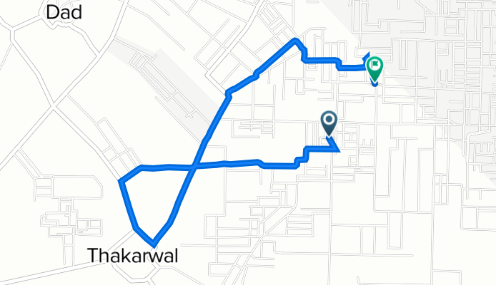 Unnamed Road, Ludhiana to 2631/2632, Ludhiana