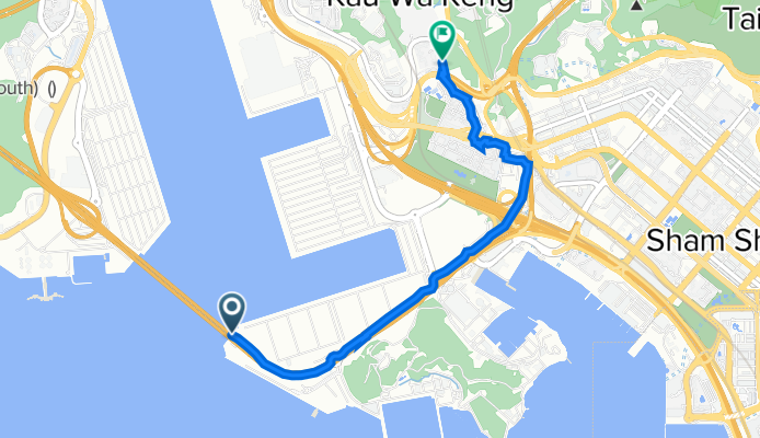 貨櫃碼頭南路 to 香港