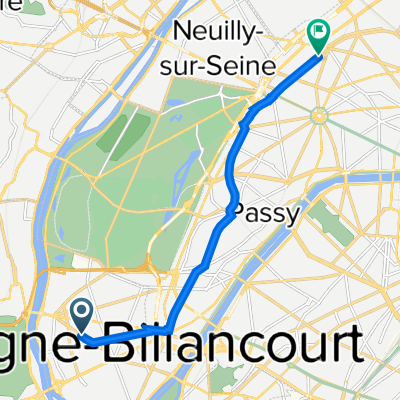 63 Avenue André Morizet, Boulogne-Billancourt à 147 Boulevard Péreire, Paris