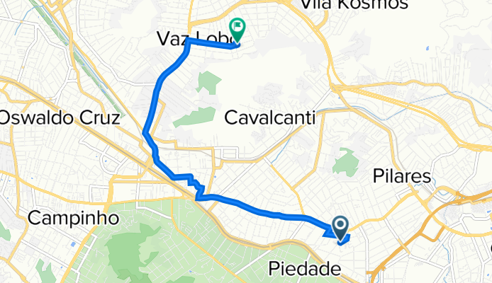 Rua João Pinheiro, 426, Rio de Janeiro a Rua Vaz Lobo, 786, Rio de Janeiro