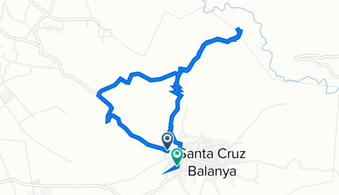 Ruta a M3MH+V6Q, Santa Cruz Balanyá