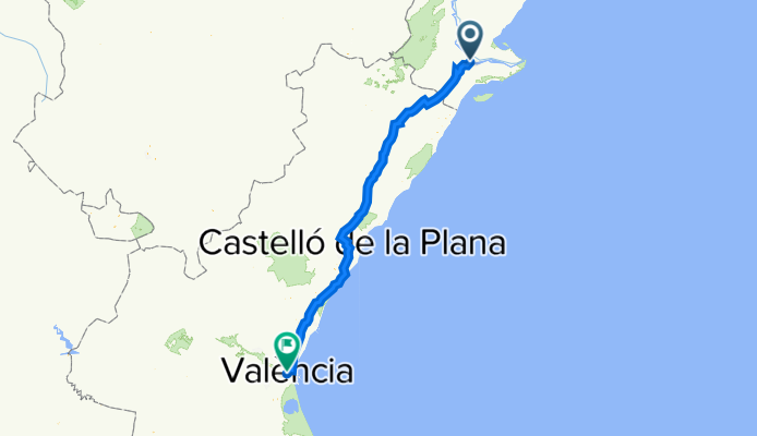 7. Amposta - Valencia