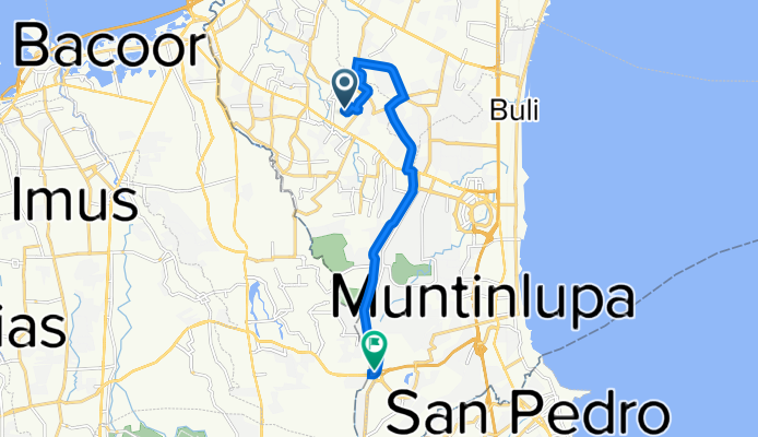 Cartagena, Las Piñas City to Evia Road, Muntinlupa City