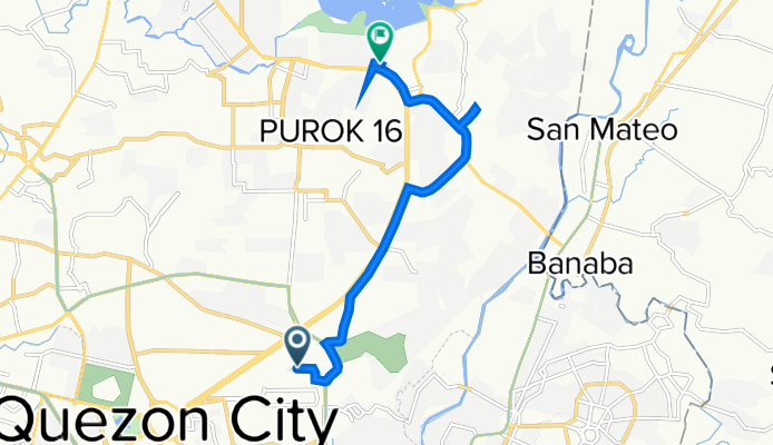 Laurel Avenue, Quezon City to 14 Don Macario, Quezon City