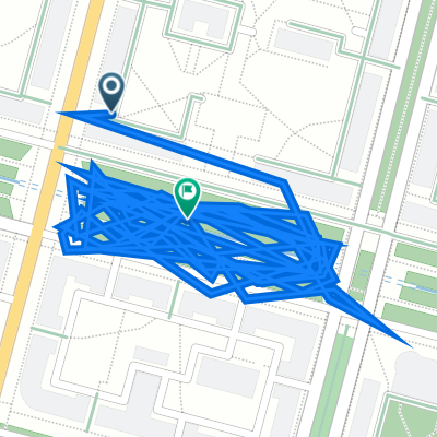 От улица Андреева 12, Железногорск до улица Андреева 12, Железногорск