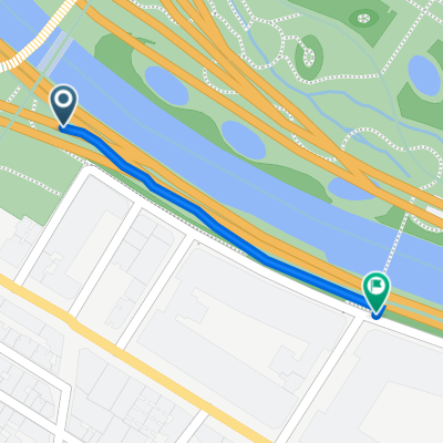 Ruta desde M-30, Madrid