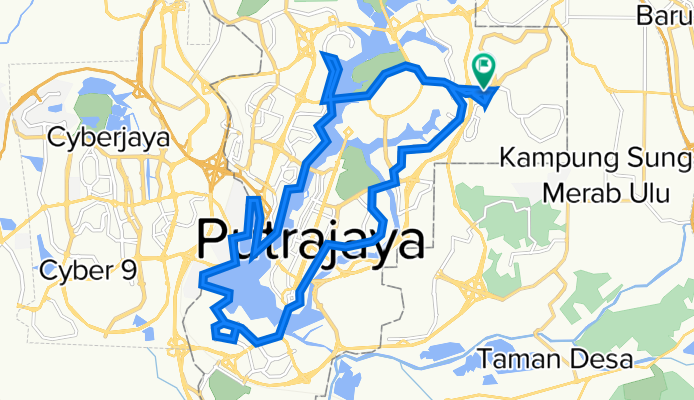Lebuh Perdana Timur, Putrajaya to Lebuh Perdana Timur, Putrajaya