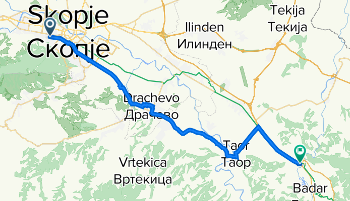 Васил Ѓоргов 33, Shkupi to VMRH+RQ5, Katlanovo
