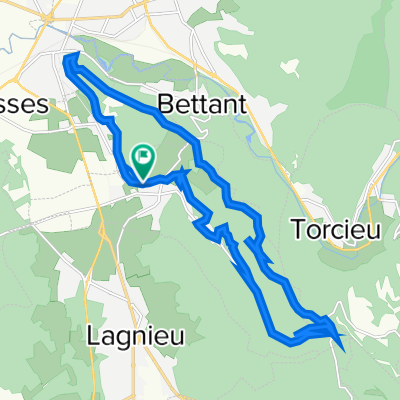 403 Rue de la Ruaz, Vaux-en-Bugey à 394 Rue de la Ruaz, Vaux-en-Bugey