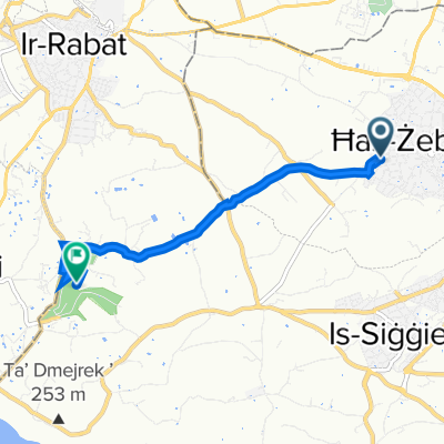 Ħaż-Żebbuġ to Triq Il-Buskett, Ħad-Dingli