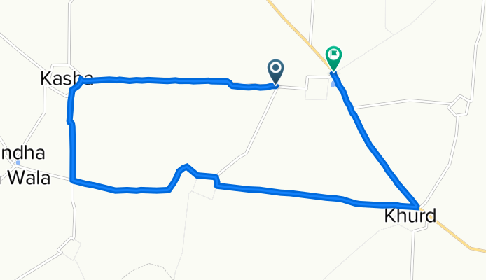Route to Maler Kotla Road, Malerkotla