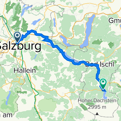 Route from Kaiserschützenstraße 10/1, Salzburg