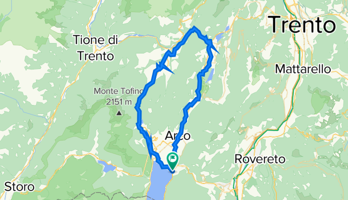 Torbole - Sarche - Tenno See