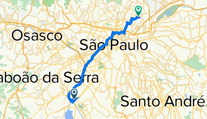 De Rua Amador Bueno 474 a Avenida Belisário Pena 1133