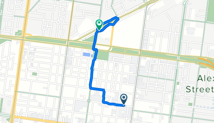 219 Kerr St, Fitzroy to 67–83 Queens Pde, Fitzroy North