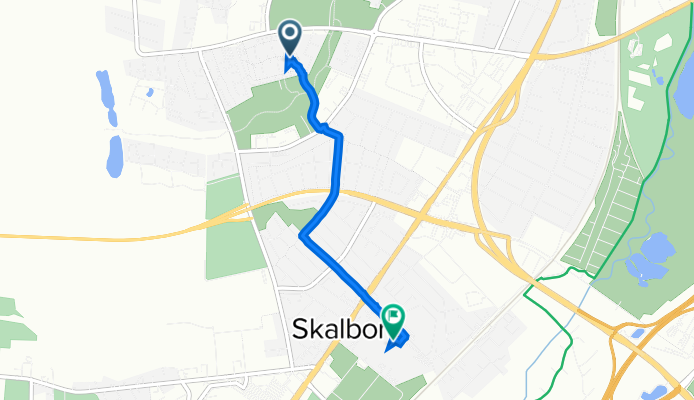 Skelagervej 131, Aalborg to Stationsmestervej 56, Aalborg