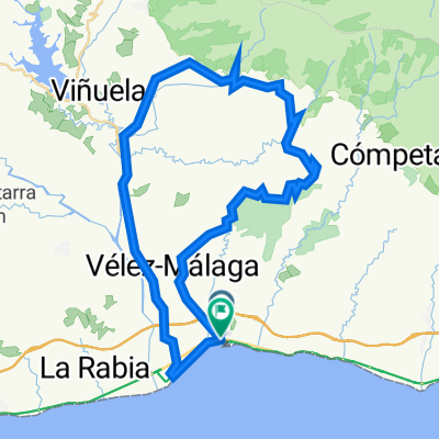 Nerja - Caleta de Vélez - Arenas - Sedella - Vélez  -  Caleta. Con Tere en coche hasta Sedella