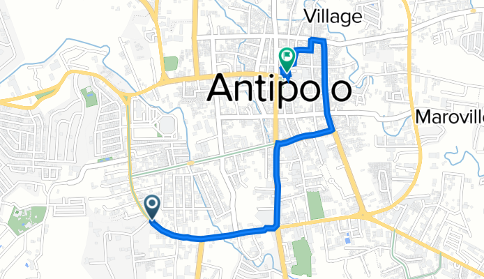 Senator L. Sumulong Memorial Circle, Antipolo City to Dela Paz Street, Antipolo City