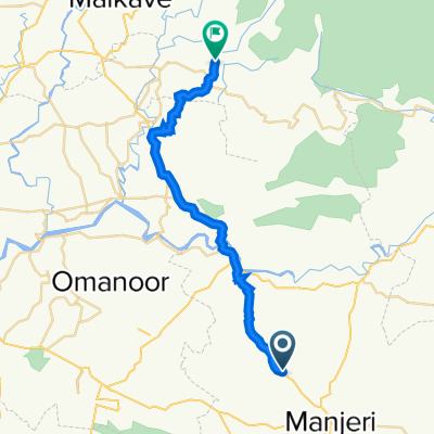 Areekode - Manjeri Road, Pulpatta to Unnamed Road
