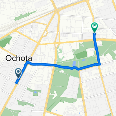 Grójecka 120, Warszawa do Aleja Niepodległości 218, Warszawa