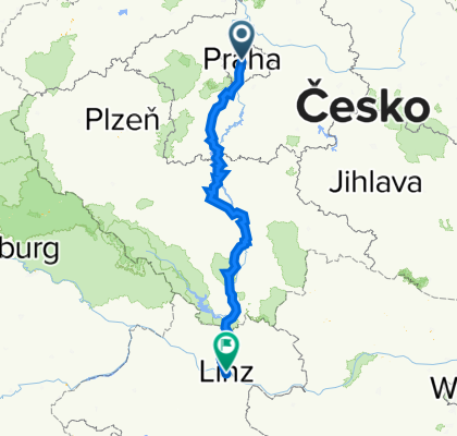 Prague -&gt; Linec (Linz)