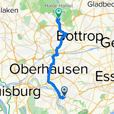 Mülheim an der Ruhr nach Bottrop