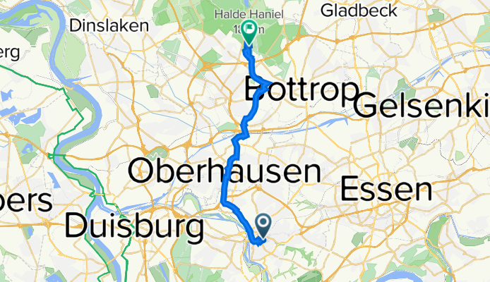 Mülheim an der Ruhr nach Bottrop