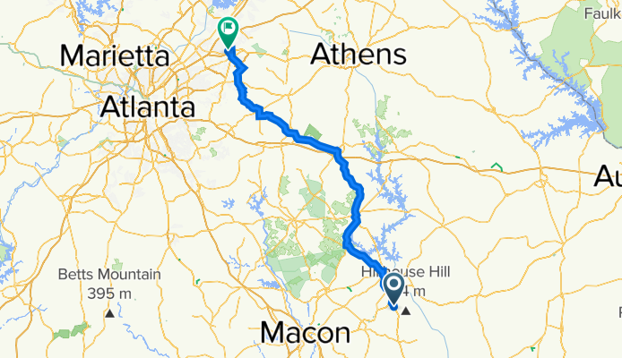23836–24398 US-441 N, Milledgeville to University Center Ln, Lawrenceville