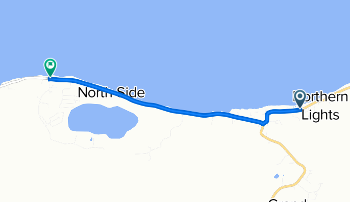 Old Robin Road, Cayman Islands to Rum Point Drive, Cayman Islands