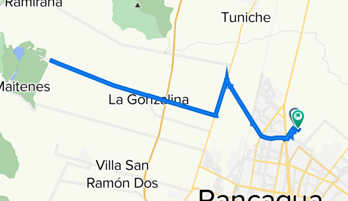 De Calle Valle de Elicura 083, Rancagua a Calle Valle de Elicura 083, Rancagua