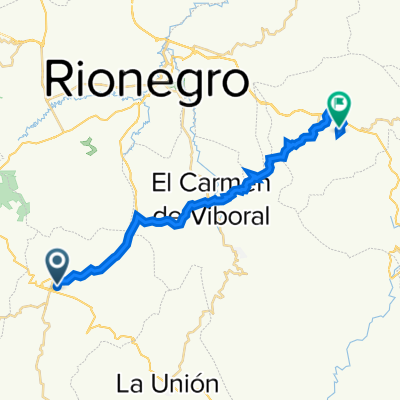 De Calle 23 3, La Ceja a Vía sin nombre