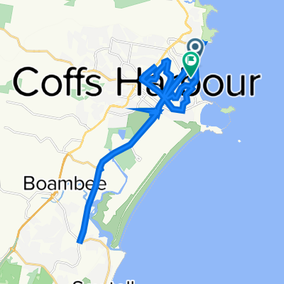 Ocean Parade 53, Coffs Harbour to Ocean Parade 1, Coffs Harbour