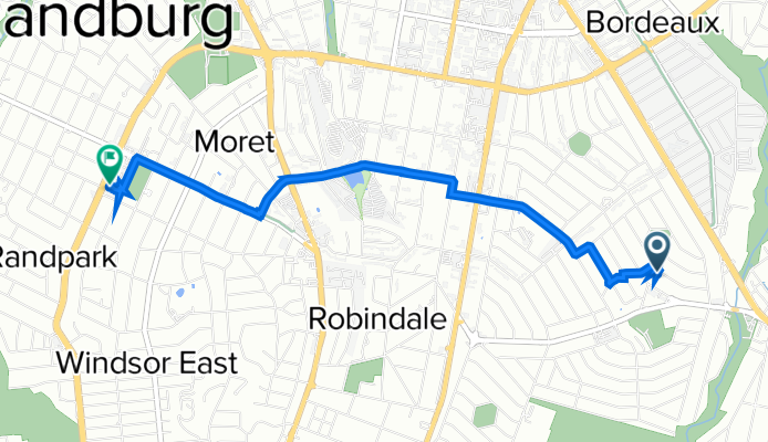 Hengilcon Avenue 33, Randburg to Fourth Avenue South 46, Randburg