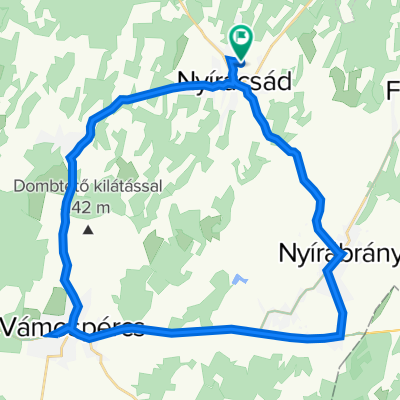 Tavasz utca 11, Nyíracsád to Tavasz utca 11, Nyíracsád