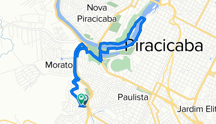 Rua José Gobeth, 35, Piracicaba a Rua Maria Gava Longatti, 814–1244, Piracicaba