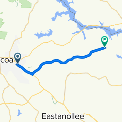 Big A Road 771, Toccoa to Oak Valley Road 5847, Toccoa