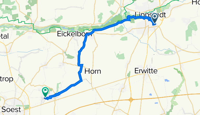 Reichenbacher Straße 6, Lippstadt nach Bad Sassendorf, Hof Haulle