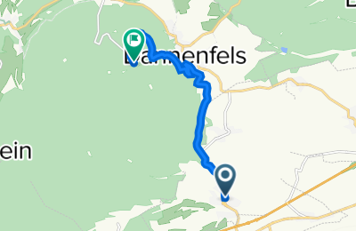 Route in der Bikemap App öffnen