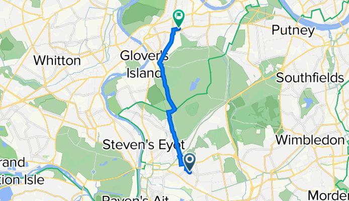 Orme Road 32 to Carrington Road 22