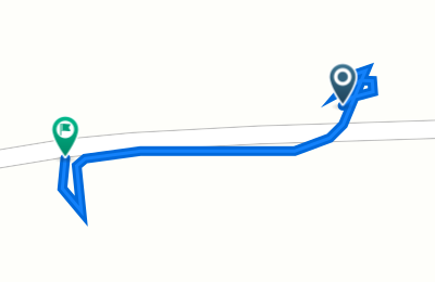 Route in der Bikemap App öffnen