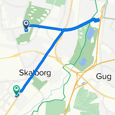 Skelagervej 131, Aalborg to Løven 4, Aalborg